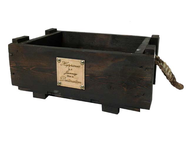خرید عمده جعبه چوبی مستطیل قهوه ای مدل 1473